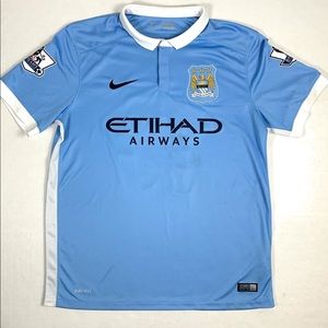 Nike Dri Fit Manchester City Soccer Jersey Men’s L